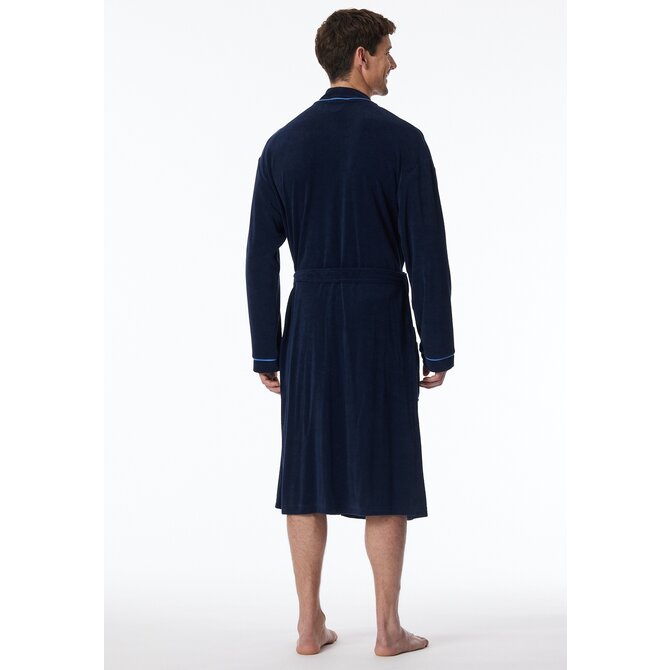 Schiesser Badjas  112562 navy 48/S