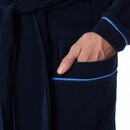 Schiesser Badjas  112562 navy 48/S