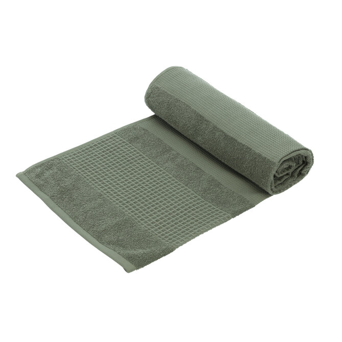 Vossen Yoga Handdoek Shallow 67x180 detox green Vossen Yoga Handdoek Shallow 67x180 detox green