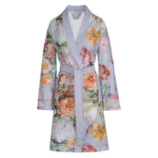 Vandyck Badjas FLEUR lavender blue Large