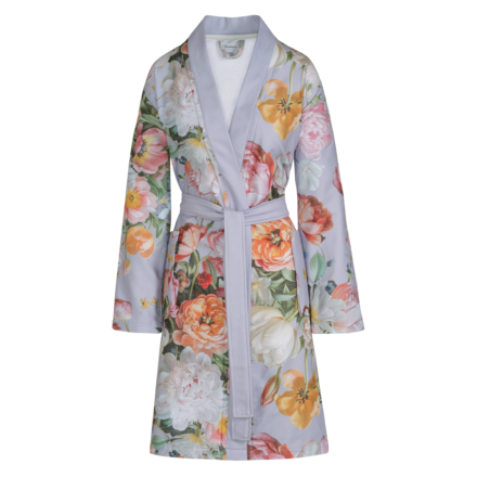 Vandyck Badjas FLEUR lavender blue Large