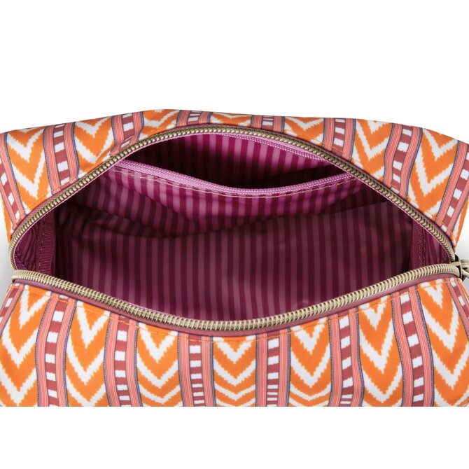 Pip Studio Coco Cosmetic Bag Medium Samba Stripe Orange 21.5x10x10.5cm Pip Studio Coco Cosmetic Bag Medium Samba Stripe Orange 21.5x10x10.5cm