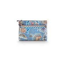 Pip Studio Caryn Cosmetic Bags Combi Matata Blue 26x7.5x18cm/22x1x13cm