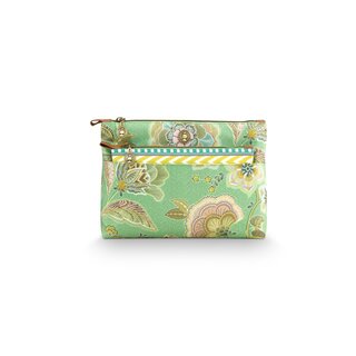 Pip Studio Caryn Cosmetic Bags Combi Matata Green 26x7.5x18cm/22x1x13cm