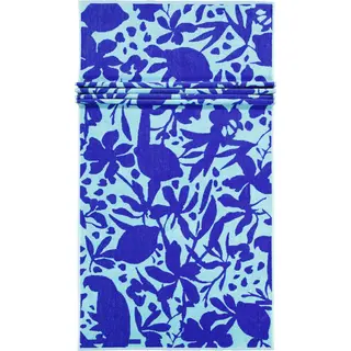 Cawo Beach Tropical Jacquard Strandlaken 80x180 aqua