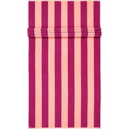 Cawo Beach Tropical Streifen Strandlaken 80x180 sunset