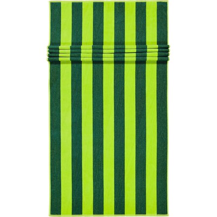 Cawo Beach Tropical Streifen Strandlaken 80x180 jungle