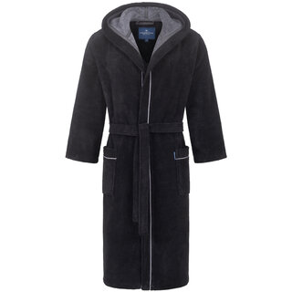 Morgenstern    DANIEL  Heren Badjas  schwarz/anthrazit XL