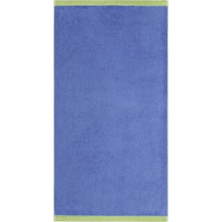 Cawo Lifestyle Splash Doubleface 7071 Handdoek 50x100 capri/pistazie