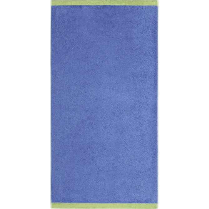 Cawo Lifestyle Splash Doubleface 7071 Handdoek 50x100 capri/pistazie