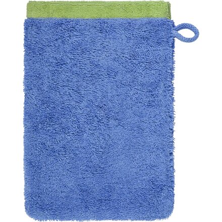 Cawo Lifestyle Splash Doubleface 7071 Washandje 16x22 capri/pistazie