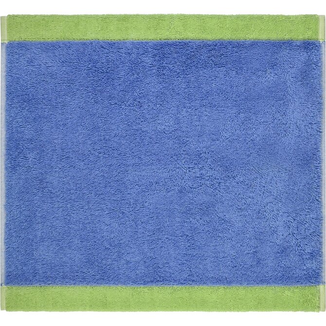 Cawo Lifestyle Splash Doubleface 7071 Washandje 16x22 capri/pistazie