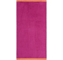Cawo Lifestyle Splash Doubleface 7071 Handdoek 50x100 pink/mandarine