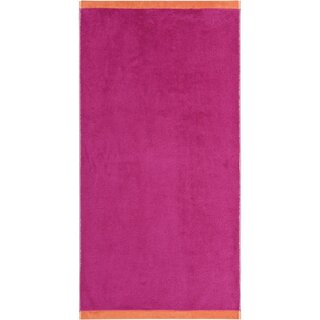 Cawo Lifestyle Splash Doubleface 7071 Handdoek 50x100 pink/mandarine
