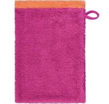 Cawo Lifestyle Splash Doubleface 7071 Washandje 16x22 pink/mandarine