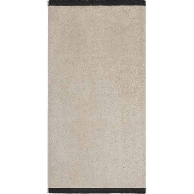 Cawo Lifestyle Splash Doubleface 7071 Handdoek 50x100 leinen/basalt