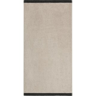 Cawo Lifestyle Splash Doubleface 7071 Douchelaken 70x140 leinen/basalt