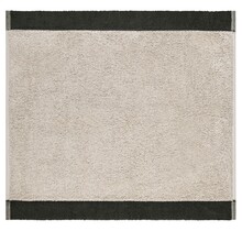 Cawo Lifestyle Splash Doubleface 7071 Gezichtsdoekje 30x30 leinen/basalt