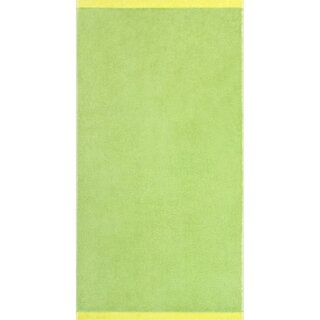 Cawo Lifestyle Splash Doubleface 7071 Handdoek 50x100 pistazie/lemon