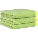 Cawö Cawo Lifestyle Splash Doubleface 7071 Douchelaken 70x140 pistazie/lemon