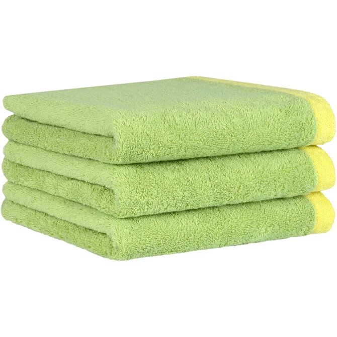 Cawo Lifestyle Splash Doubleface 7071 Gastendoekje 30x50 pistazie/lemon Cawo Lifestyle Splash Doubleface 7071 Gastendoekje 30x50 pistazie/lemon