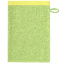 Cawo Lifestyle Splash Doubleface 7071 Washandje 16x22 pistazie/lemon