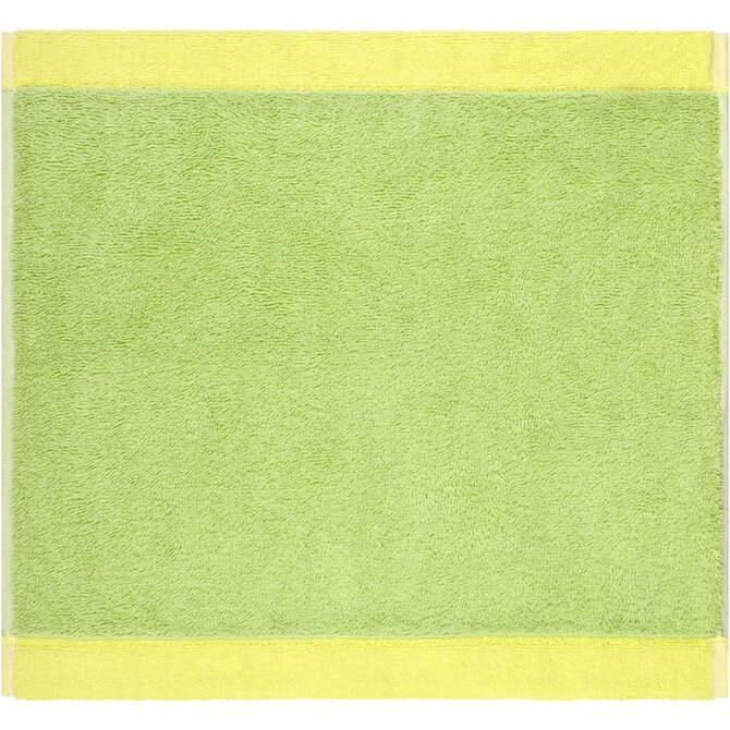Cawo Lifestyle Splash Doubleface 7071 Washandje 16x22 pistazie/lemon