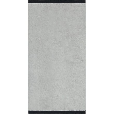 Cawo Lifestyle Splash Doubleface 7071 Handdoek 50x100 platin/schwarz