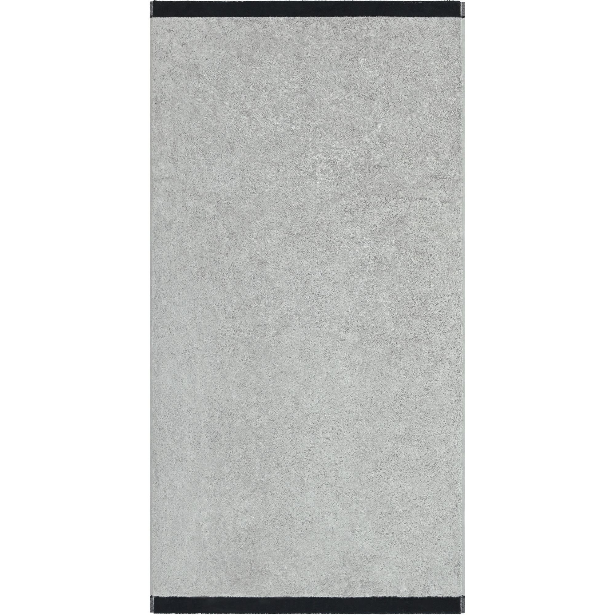 Cawö Cawo Lifestyle Splash Doubleface 7071 Handdoek 50x100 platin/schwarz