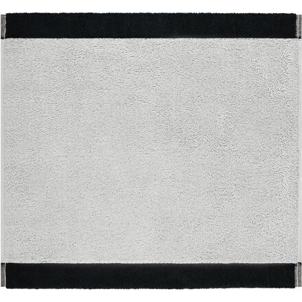 Cawo Lifestyle Splash Doubleface 7071 Gezichtsdoekje 30x30 platin/schwarz