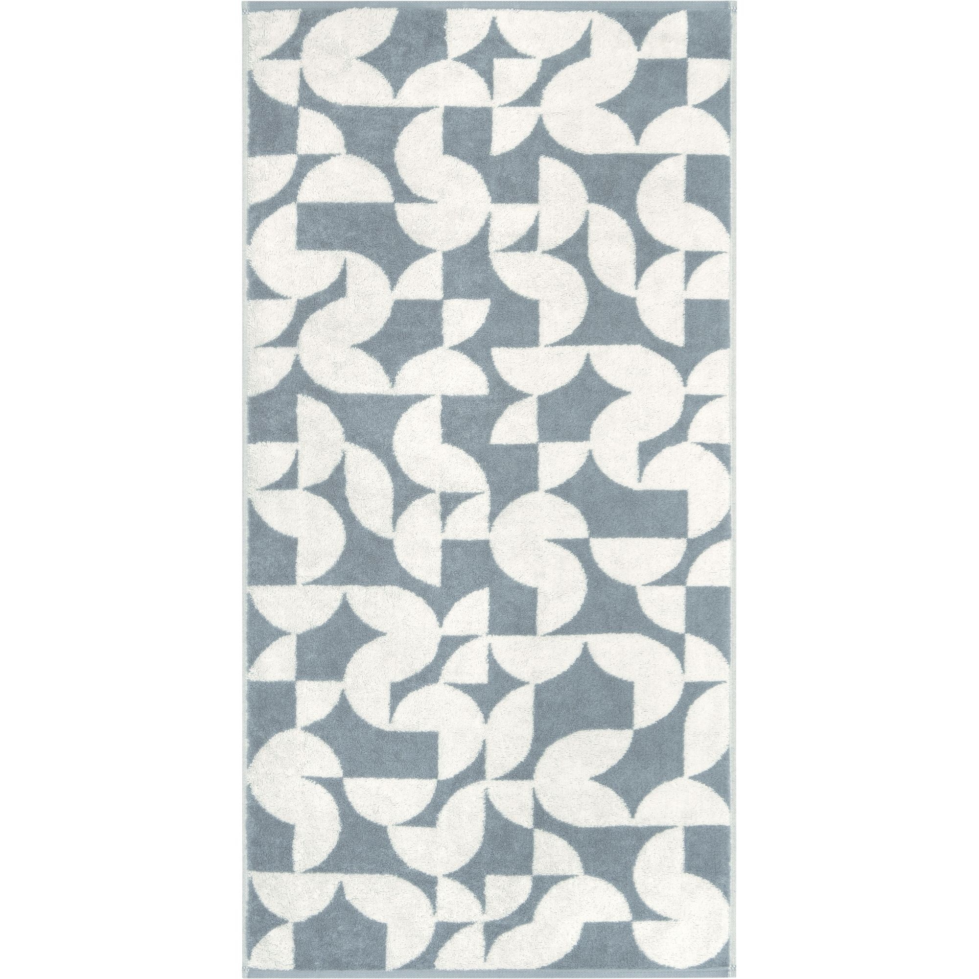 Cawö Cawo Studio gemustert 6251 Handdoek 50x100 nordic blue