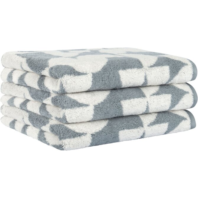 Cawo Studio gemustert 6251 Douchelaken 70x140 nordic blue