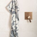 Cawö Cawo Studio gemustert 6251 Douchelaken 70x140 nordic blue