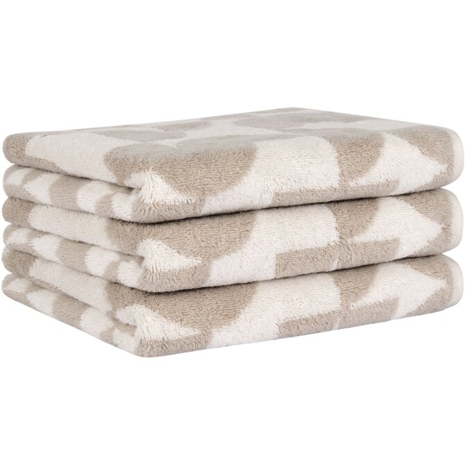 Cawo Studio gemustert 6251 Handdoek 50x100 leinen Cawo Studio gemustert 6251 Handdoek 50x100 leinen