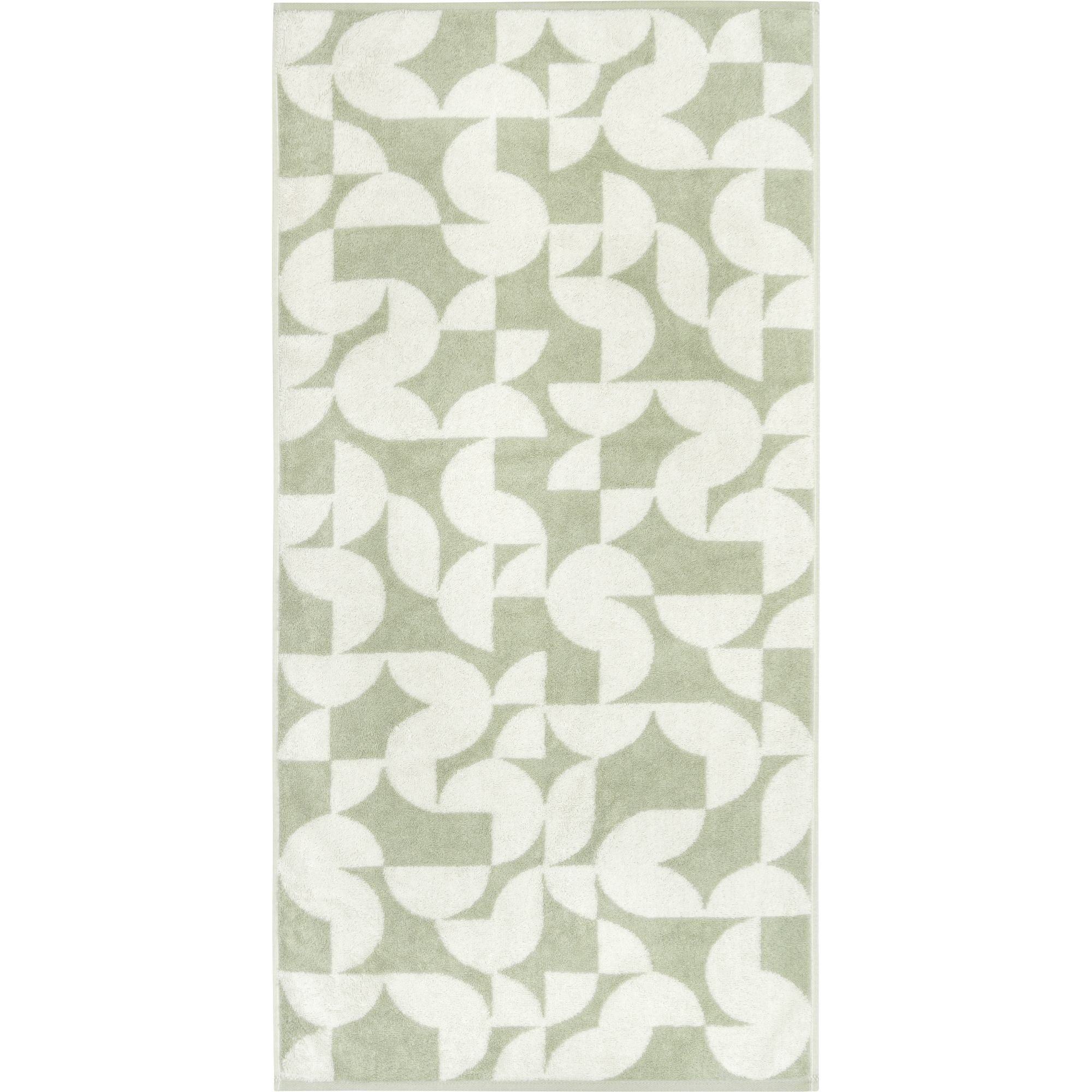 Cawö Cawo Studio gemustert 6251 Handdoek 50x100 wasabi