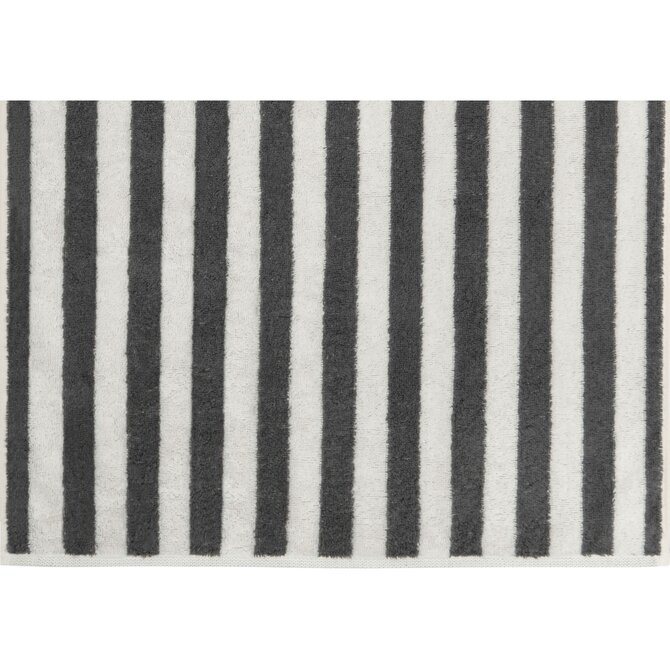 Cawo Studio Streifen 6252 Handdoek 50x100 anthrazit Cawo Studio Streifen 6252 Handdoek 50x100 anthrazit