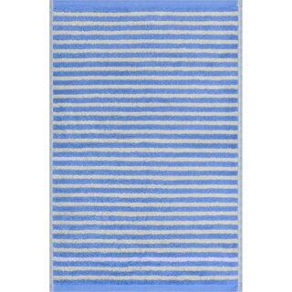 Cawo Lines Streifen 6255 Gastendoekje 30x50 capri