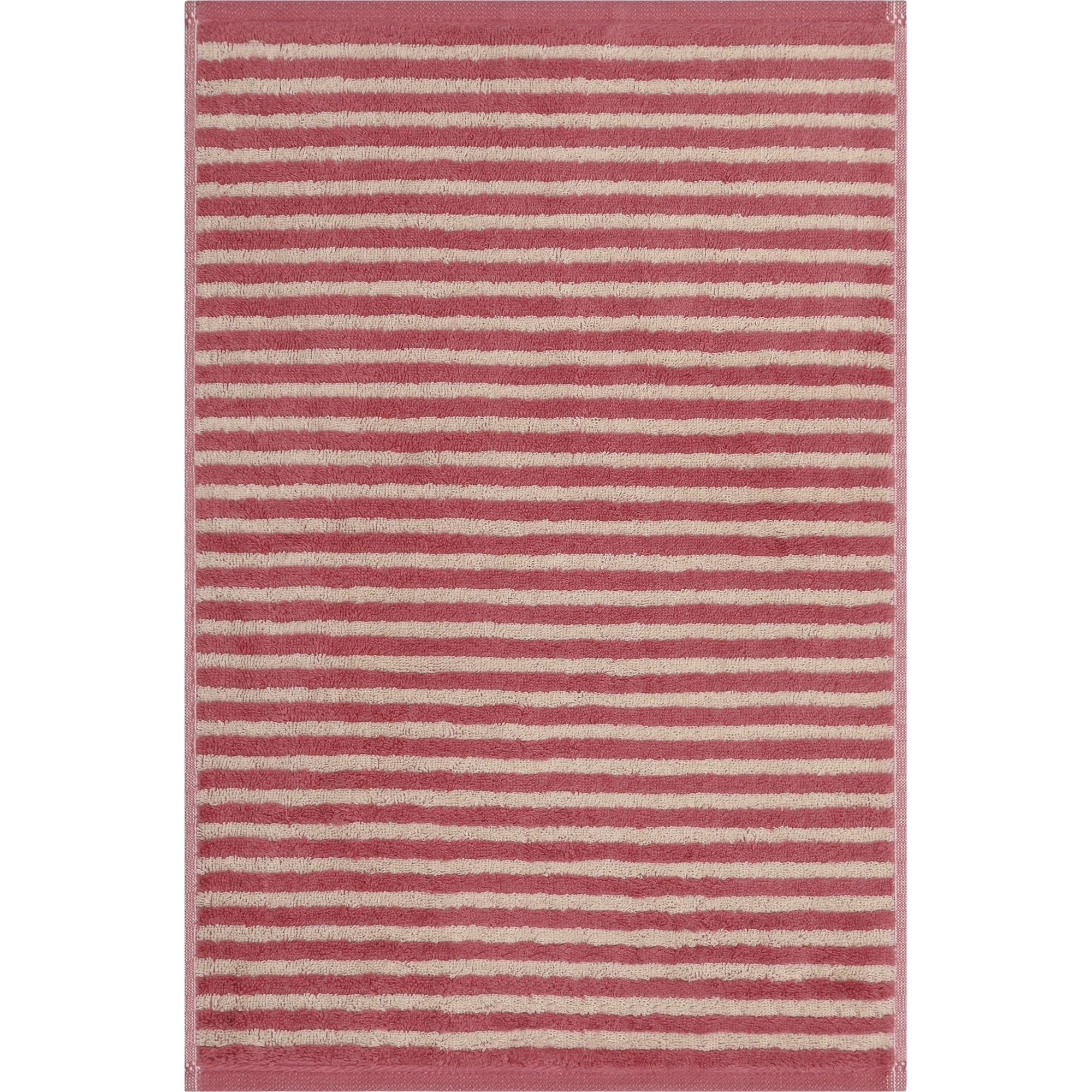 Cawö Cawo Lines Streifen 6255 Handdoek 50x100 beere