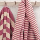 Cawö Cawo Lines Streifen 6255 Handdoek 50x100 beere