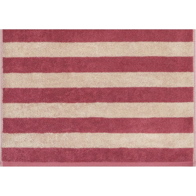 Cawo Lines Streifen 6256 Handdoek 50x100 beere