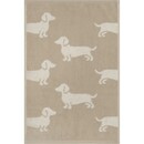 Cawö Cawo We love Dogs gemustert 6246 Gastendoekje 30x50 natur/beige