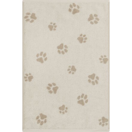 Cawo We love Dogs gemustert 6247 Handdoek 50x100 natur/beige