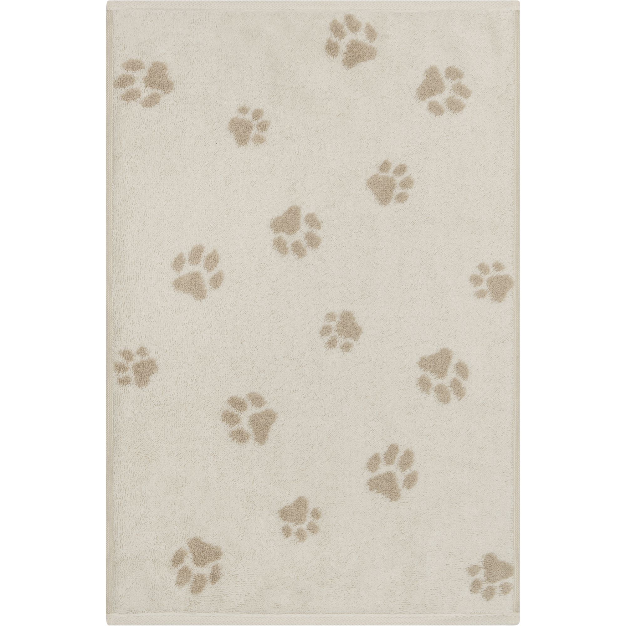 Cawö Cawo We love Dogs gemustert 6247 Handdoek 50x100 natur/beige
