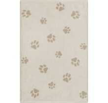 Cawo We love Dogs gemustert 6247 Gastendoekje 30x50 natur/beige