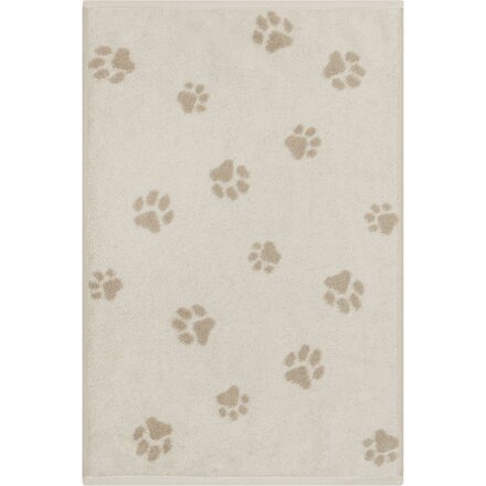 Cawo We love Dogs gemustert 6247 Gastendoekje 30x50 natur/beige
