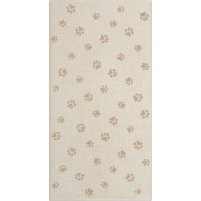Cawo We love Dogs gemustert 6247 Gastendoekje 30x50 natur/beige