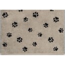 Cawö Cawo We love Dogs gemustert 6247 Handdoek 50x100 schwarz/beige