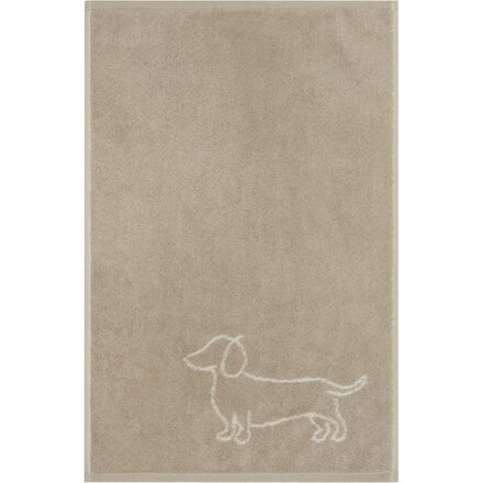 Cawo We love Dogs gemustert 6248 Badlaken 80x150 natur/beige