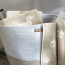 Cawö Cawo We love Dogs gemustert 6248 Badlaken 80x150 natur/beige