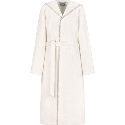 Cawo Home Dames Badjas met Capuchon 6219 natur M